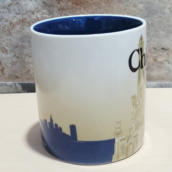 Starbucks Global Icon Collector Series 2009 Chicago Coffee Mug 16 Oz - Picture 2 of 10